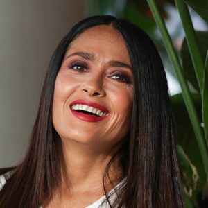 Salma Hayek's unexpected trick for concealing greys uses a product you already own