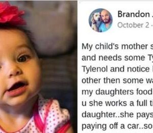Dad drops off baby medication to ex – heart breaks when he walks into apartment