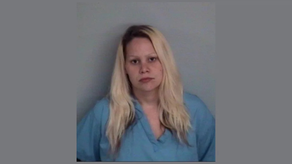 A 2015 mugshot of Mindy Osteen from the Bradford County Sheriff's Office