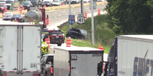 Option 1 (Concise):

Fatal Crash Closes Southbound I-94 in Northbrook

Option 2 (More Specific):

I-94 Southbound Shut Down Near Dundee Road Due to Fatal 3-Vehicle Accident

Option 3 (Focus on Impact):

Deadly 3-Car Crash Halts Traffic on I-94 South in Northbrook