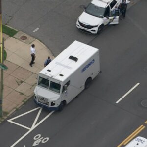 Philadelphia police respond to attempted robbery of armored truck in city's Rhawnhurst section