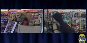 Video shows armed robbery suspect demanding money inside Family Dollar before fatal shooting