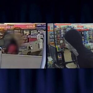 Video shows armed robbery suspect demanding money inside Family Dollar before fatal shooting